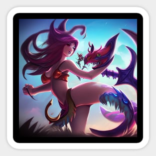 Shyvana artwork Sticker